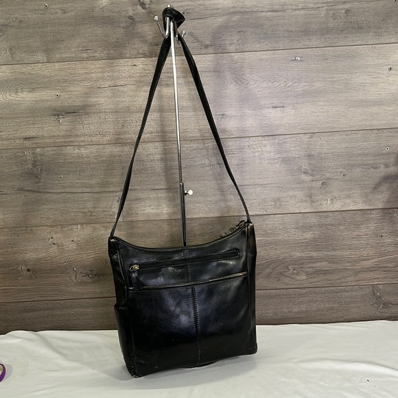HOBO Handbags - HOBO International Black Leather Shoulder Crossbody Bag